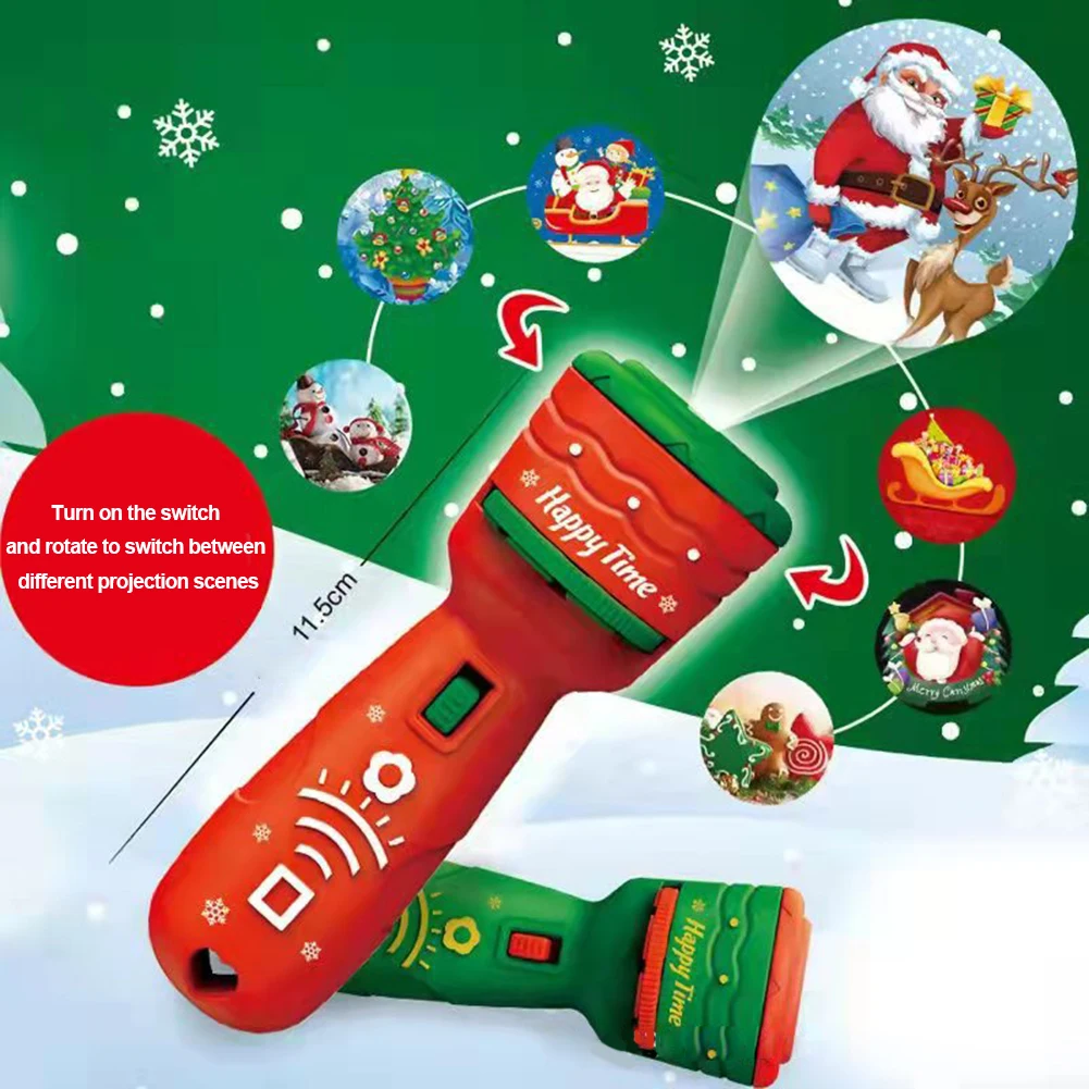 

1PCS Baby Sleeping Story Flashlight Projector Lamp Toys Early Education Toy Machine Sleeping Light For Kids Birthday Xmas Gift