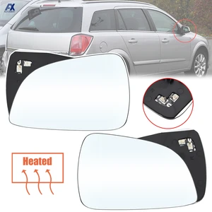 for opel vauxhall astra h 2009 2011 2011g left right side door wing mirror glass heated convex rearview rear view with plate free global shipping