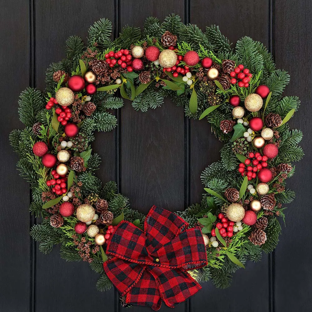 Горячая новинка 5 см/6 3 см широкая клетчатая лента для цветов сделай сам