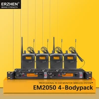 erzhen in ear monitor wireless system em2050 multi transmitter wireless in ear monitor professional for stage performances