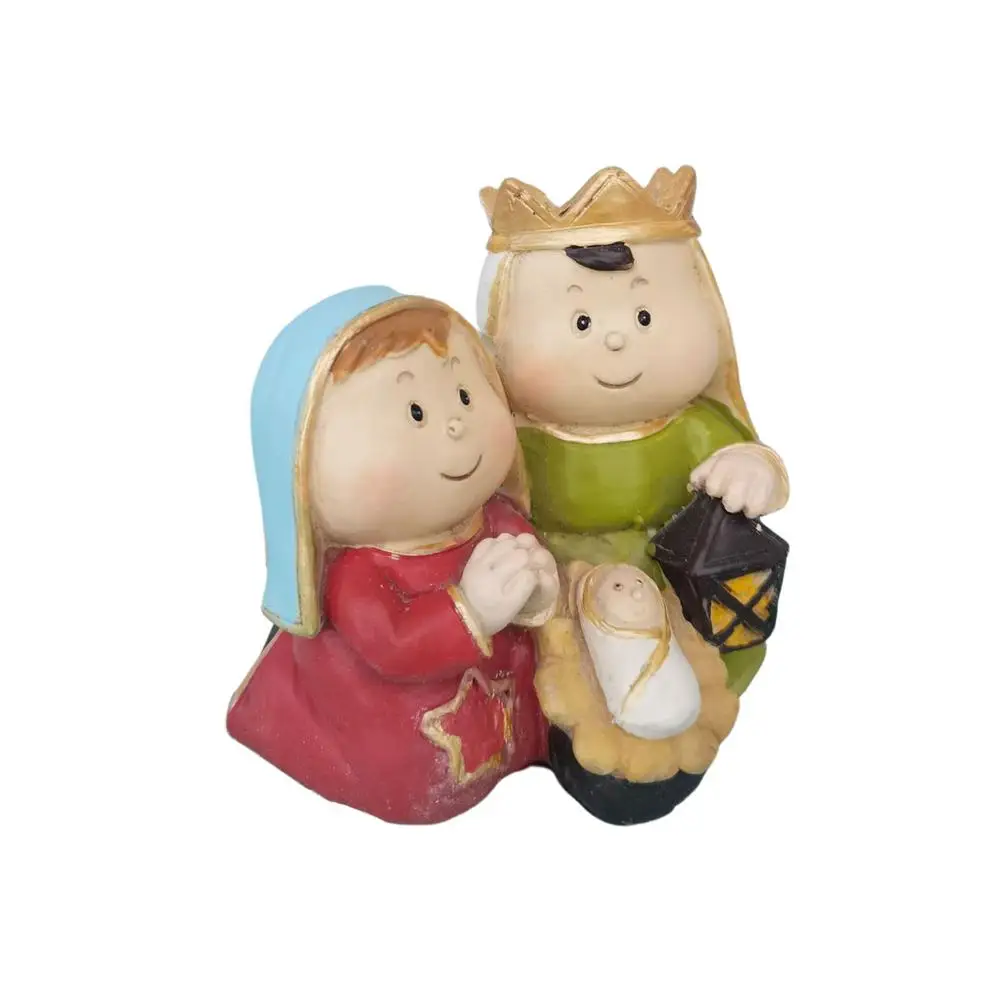 Статуэтка из искусственной смолы в виде рождественской тематики | Дом и сад