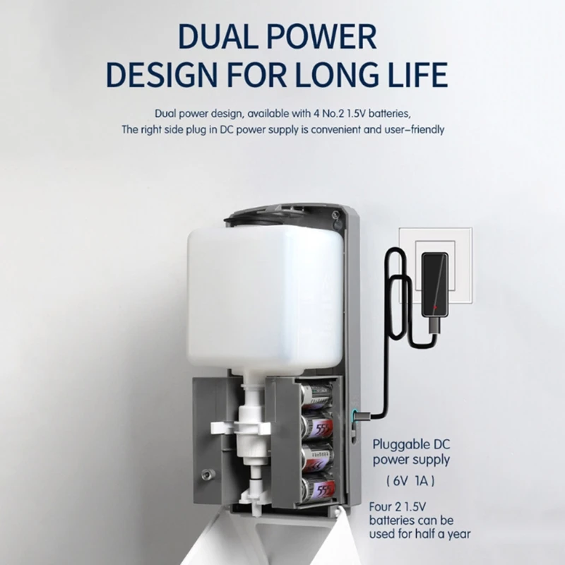 

1000ml Touchless Hand Disinfection Machine Automatic Soap Dispenser Wall-mounted Sensor Spray Hand Sanitizer