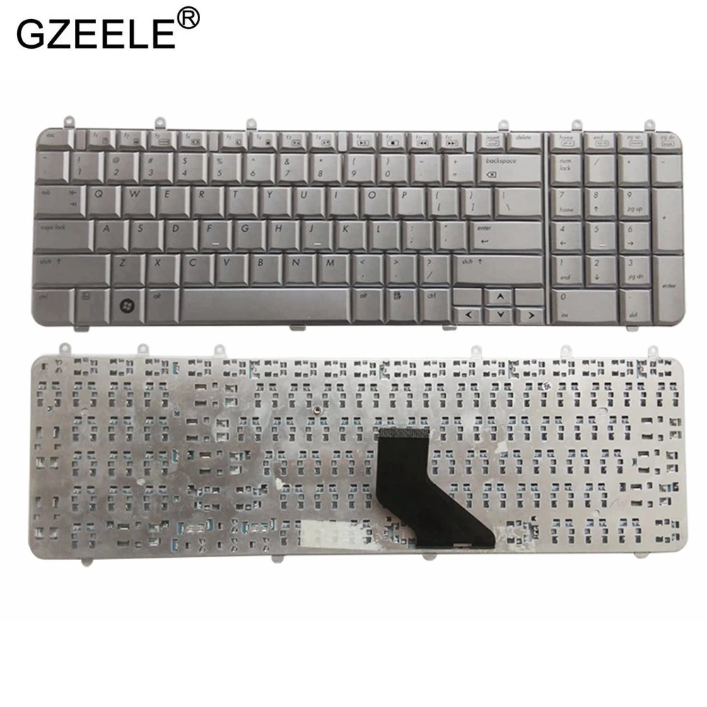 

English US Keyboard for HP DV7 DV7T DV7Z DV7-1000 DV7-1100 DV7-1200 DV7-1500 dv7t-1000 US Silver laptop keyboard