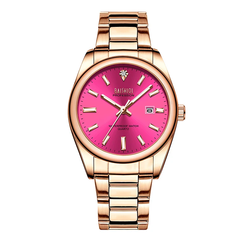 

Женские наручные часы, золотые часы, часы из нержавеющей стали с кристаллами и бриллиантами