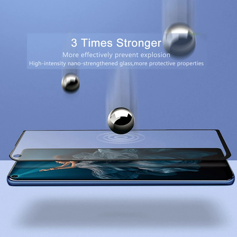 Закаленное стекло Hacrin для Huawei Honor 20 3D полноэкранная Защитная пленка с