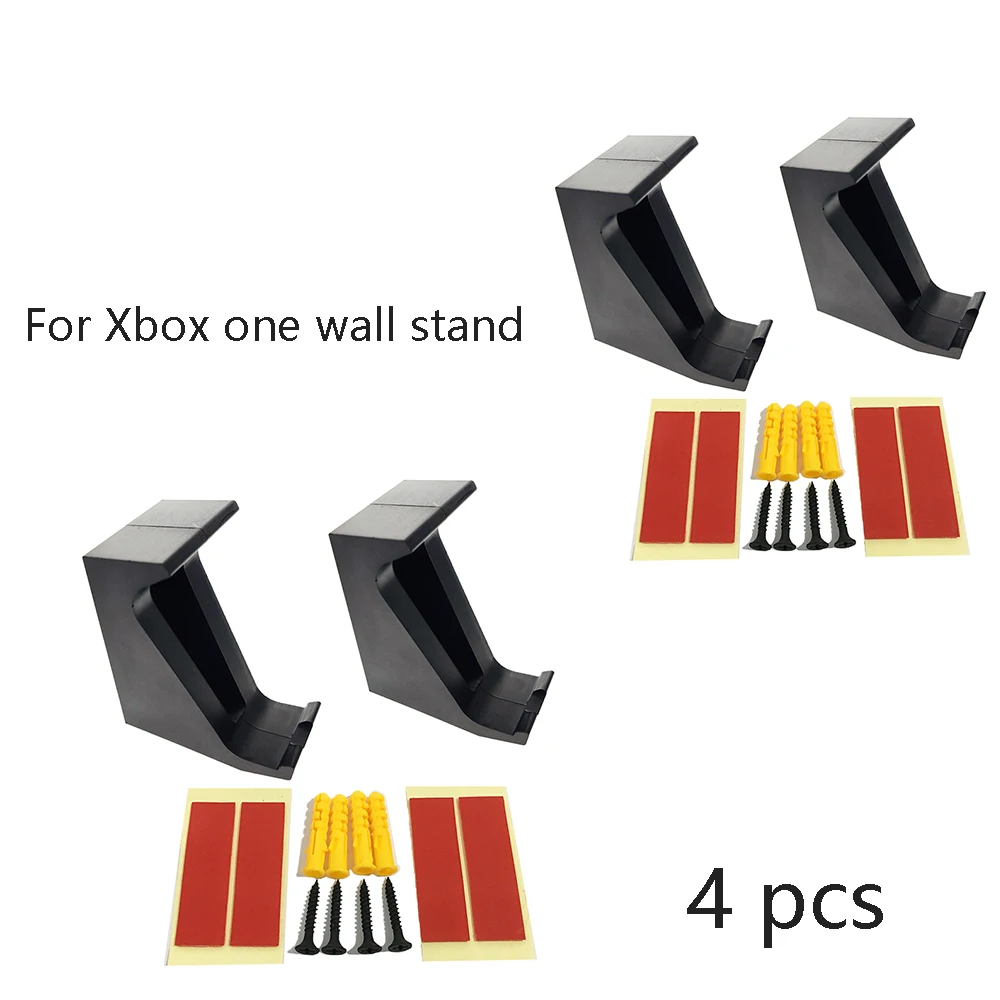 4pcs xbox one stand 2 шт. настенная подставка держатель крепление док-станция игровой контроллер геймпад ручка для хранения кронштейн для Playstation 4 xbox One PS4 Pro консоль хост - Цвет: 4pcs xbox one stand
