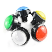 5 colors arcade button led light lamp 60mm convexity big round arcade video game player push button switch led light lamp