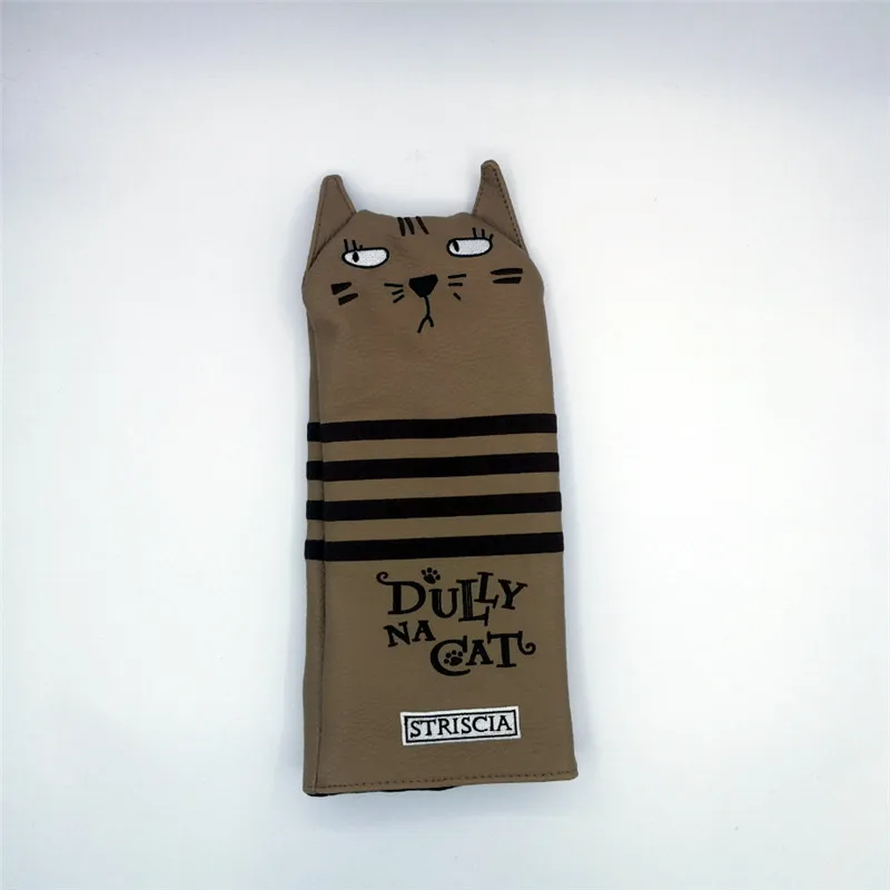 Dully na cat Golf Driver головной убор с хвостом для мужчин и женщин pu кожаный мультяшный Стиль Прекрасный чехол для гольфа