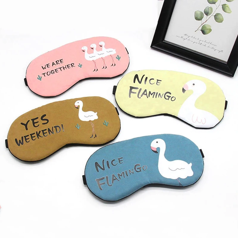 Спальная маска Снежинка фланелевая Крышка для глаз хлопковая сна путешествий