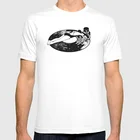 Не остановить Колыбельная футболка Сюрреализм настроение черный, белый цвет линии ручка эскизный чертёж солнцезащитных
