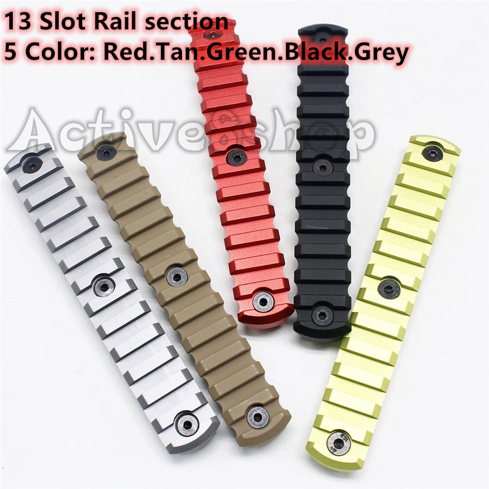 5 видов цветов 13 слотов для карт Keymod секции с креплением/Вивер направляющая