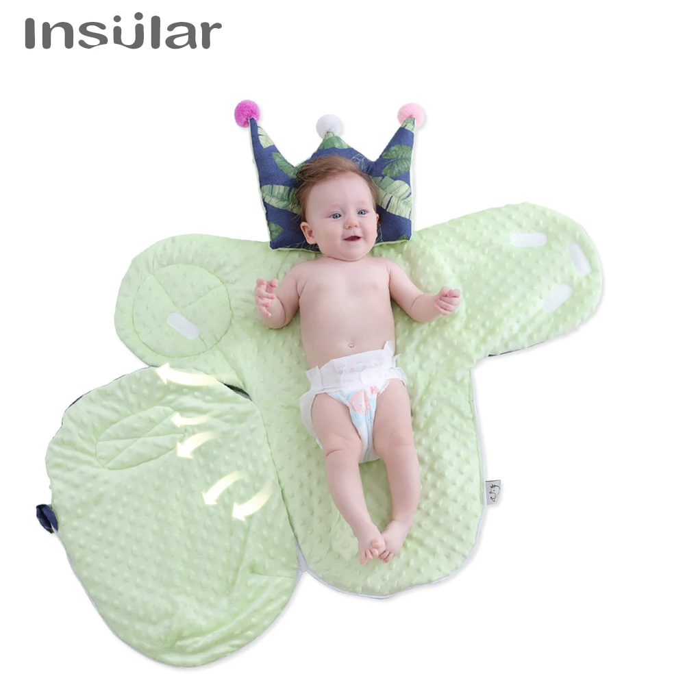 Хлопковый детский спальный мешок милый для коляски многофункциональное детское