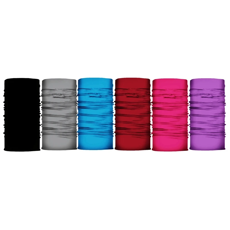 

Motorcycle Riding Gaiter Face Mask Neck Gaiter Face Mask for Men Women for Fishing Hiking Running Pure Color (10Pcs)