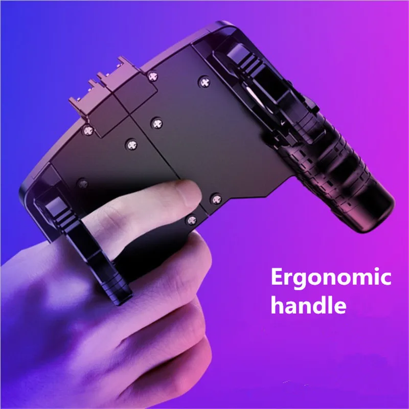 

The New K21 Metal Auxiliary Pubg Controller Joystick For Pubg Mobile Trigger Gamepad For iPhone Android Phone Shooting Game