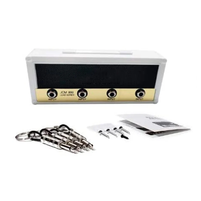 

Wall Mounting Guitar Amp Key Holder Licensed Key Storage Box Vintage Home Decoration Wall Mount Keychains Rack Quick