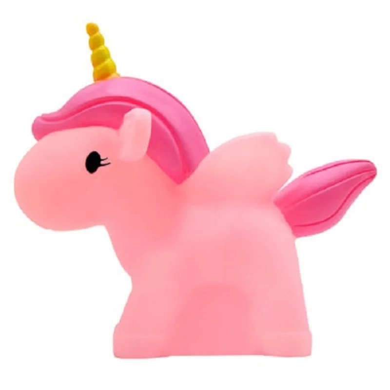 

2021 Cute unicorn Cloud Star Moon Appease Glow Night Light Feeding Light Baby Sleeping child Toy Kids for birthday present gift