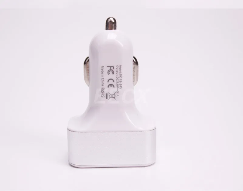 Универсальное автомобильное зарядное устройство 10 шт./лот с 4 USB портами 2 1 а для