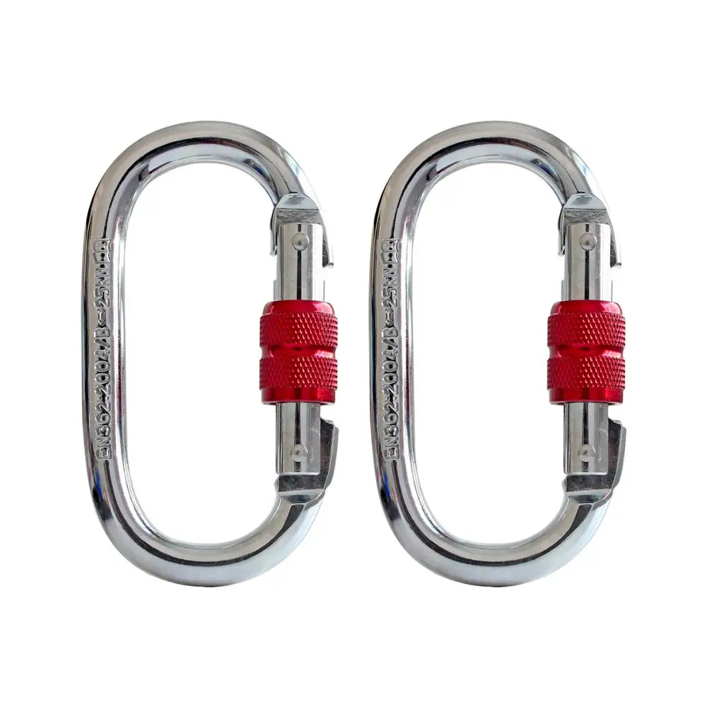 1 пара аксессуаров для йоги профессиональный карабин с фиксатором 25KN