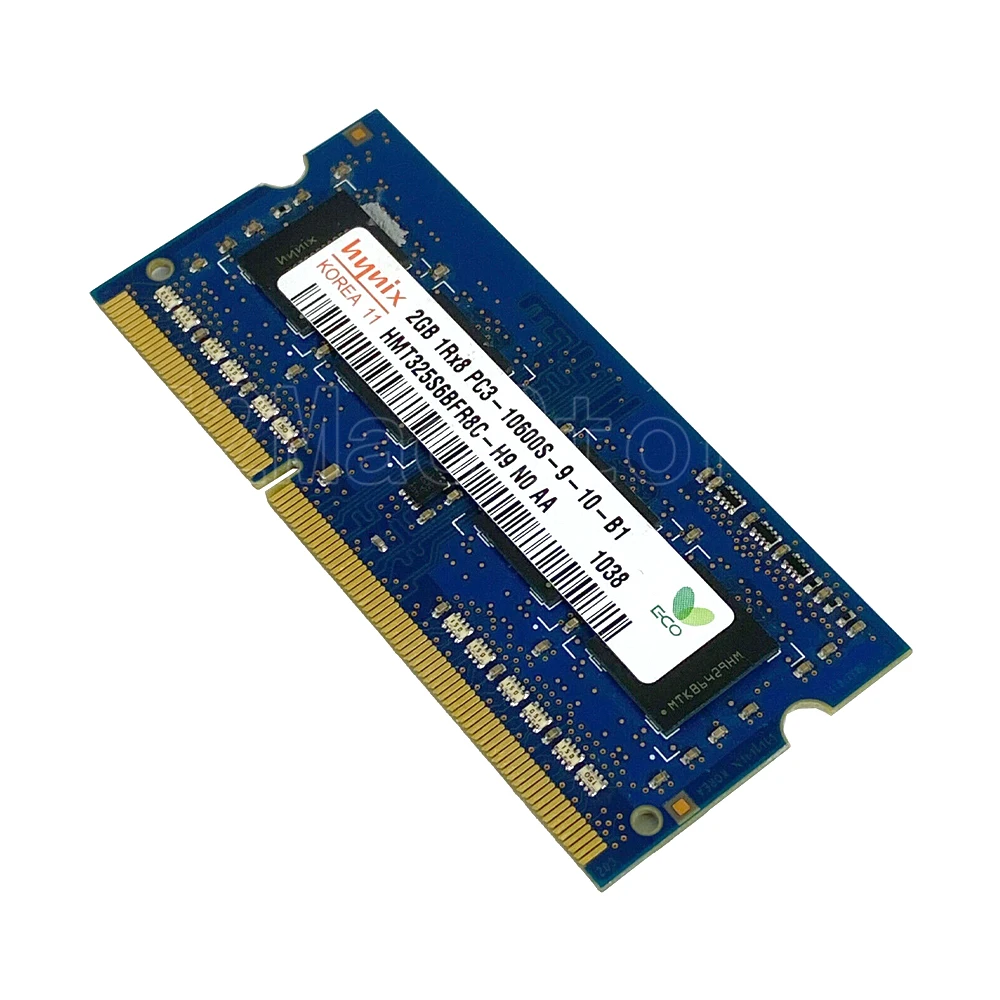 Память 2 Гб ddr3 sdram (синхронное динамическое ОЗУ) pc3-10600 1333 МГц hmt325s6bfr8c-h9 A1286 A1278 A1297