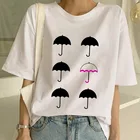 Женская футболка в стиле хип-хоп с принтом зонтика, символ Академии ча-Диего, женская футболка с коротким рукавом в стиле Харадзюку, летняя одежда