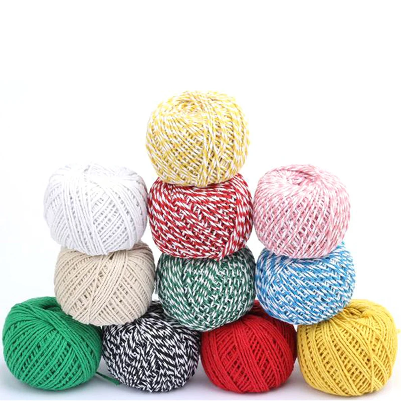 

1Roll 75 Meters Cotton Twine Meat Prep Trussing Barbecue Strings Sausage Tie Rop