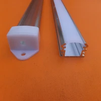 free shipping 2m length led aluminum channel with end caps and clips aluminum profile for cabinet kitchen lighting