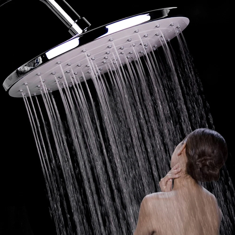 3 режима душевая головка ручной регулируемый круглый топ спрей из нержавеющей