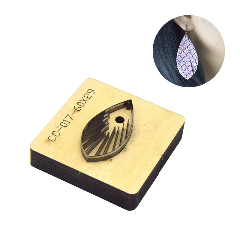 Новые деревянные высечки Diy серьги кисточки кулон японская стальная форма для