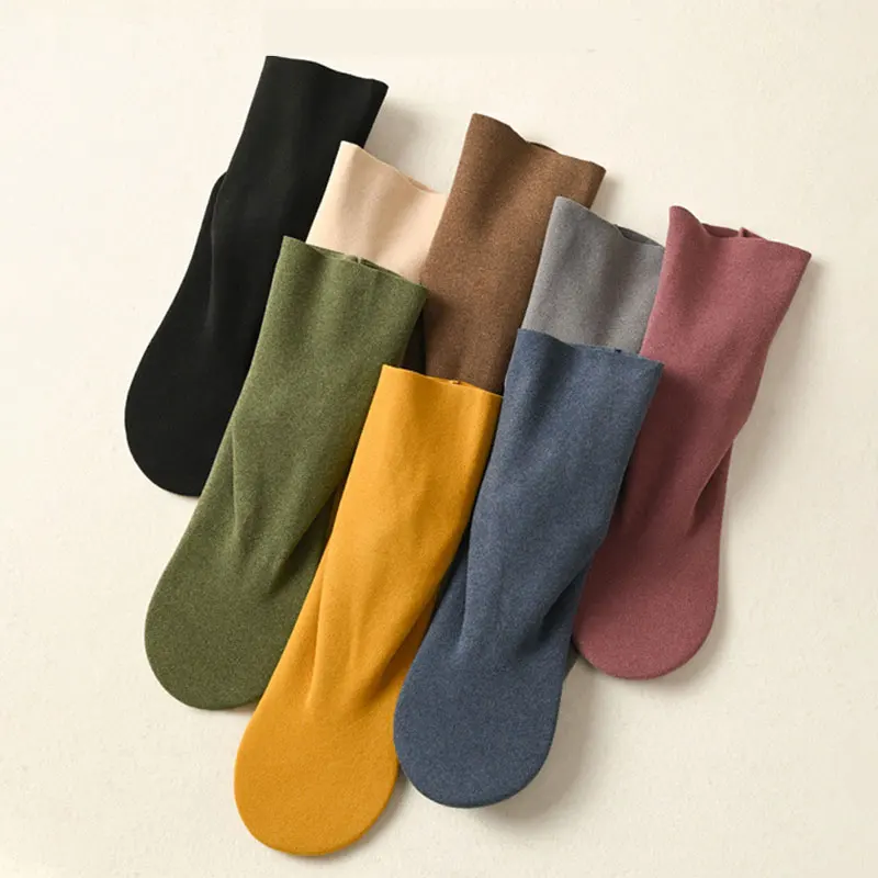 

Middle Tube Knitted Japanese Korea Loose Long Socks Sleep Socks Middle Tube Socks Soft Warmer Socks Breathable Short Socks