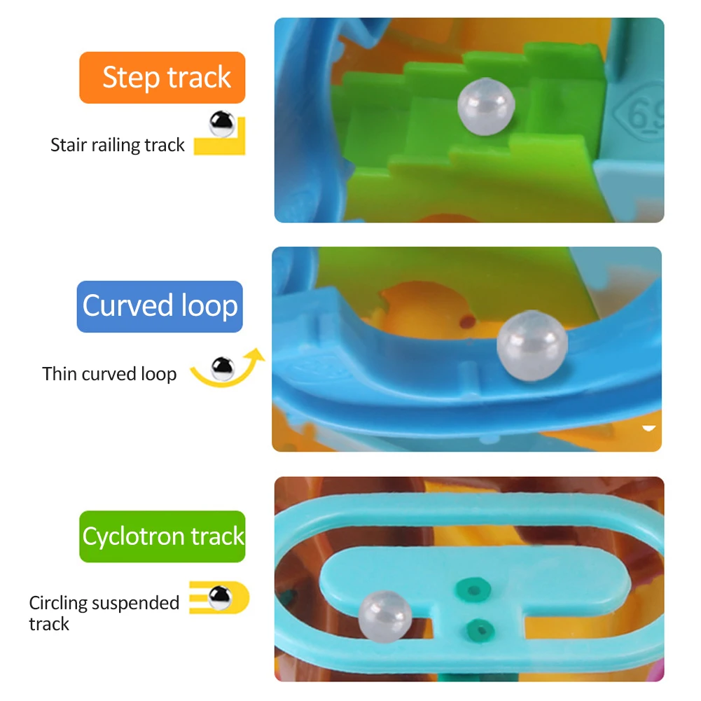 

Puzzle Screws High-order 110 Levels Challenge Edition Magical Intelligence Ball 3D Labyrinth Ball Kid Toys thrifty