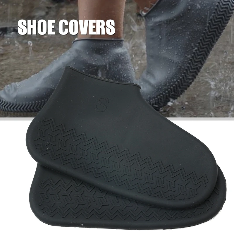 

Boots Waterproof Shoe Cover Silicone Material Non-Slip for Outdoor Protection Rainy Days Health99