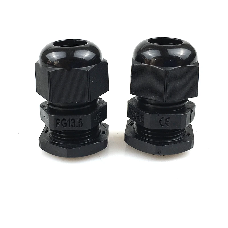 10 шт Высокое качество IP68 PG13.5 на возраст от 6 до 12 лет мм Водонепроницаемый нейлоновый кабельный сальник для герметизации провода не Водонепроницаемый прокладка Пластик кабельный сальник для герметизации провода