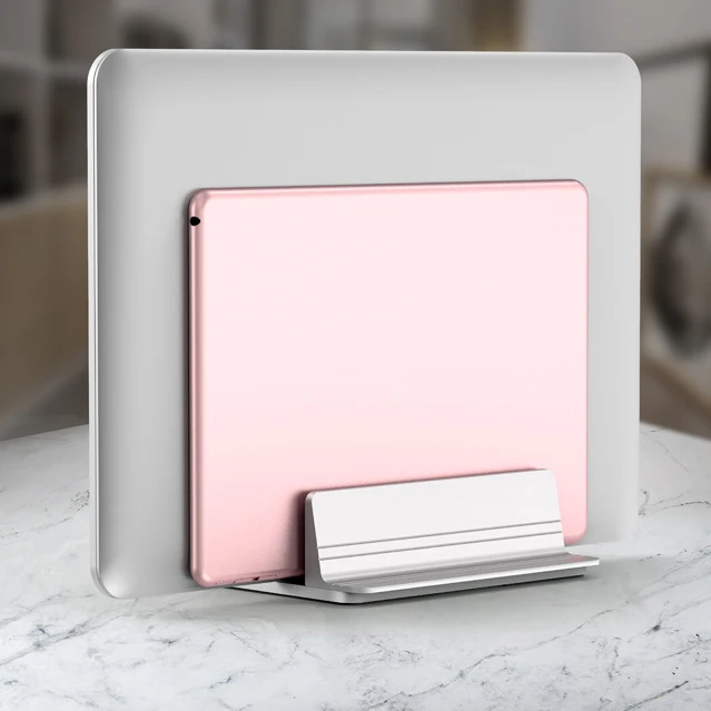 Вертикальный держатель для ноутбука из алюминиевого сплава с регулируемой док