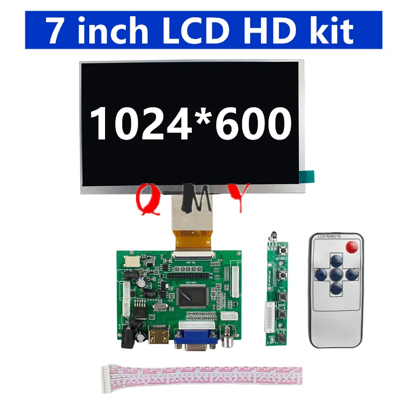 Плата драйвера 7-дюймового ips ЖК-экрана 8 дюймов 9 40P50P HD Raspberry Pi Дисплей HDMI VGAAV