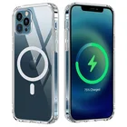 Чехол-накладка для iphone 11, 11Pro, 12pro, 12pro, 12pro, прозрачный, магнитный, мобильный телефон