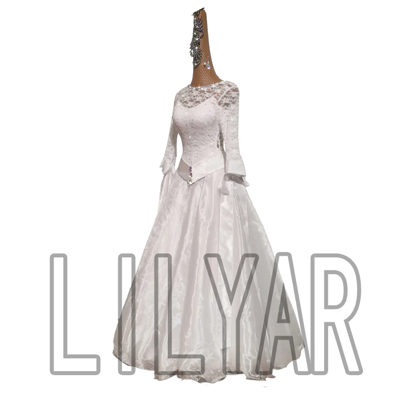 Платье для бальных танцев стандартная юбка платье соревнований костюмы