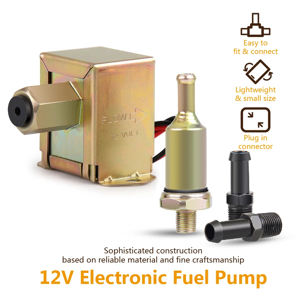 

CarBole 12V 4-7 PSI Low Pressure Universal Electric Fuel Pump Diesel Heavy Duty Oil Fuel Pump Car Accessories