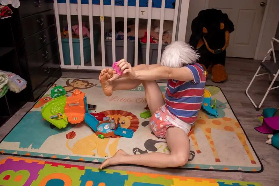 Подгузник ABDL большого размера для взрослых 6000 мл абсорбирующий подгузник с