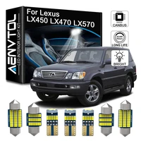 aenvtol canbus led interior light for lexus lx 450 470 570 lx450 lx470 lx570 1996 2021 vehicle accessories no error bulbs kit