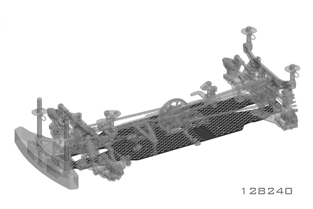 SN-RC 1:10 128240 RCAccessories2.0MM графитовое шасси-MTS T3M |