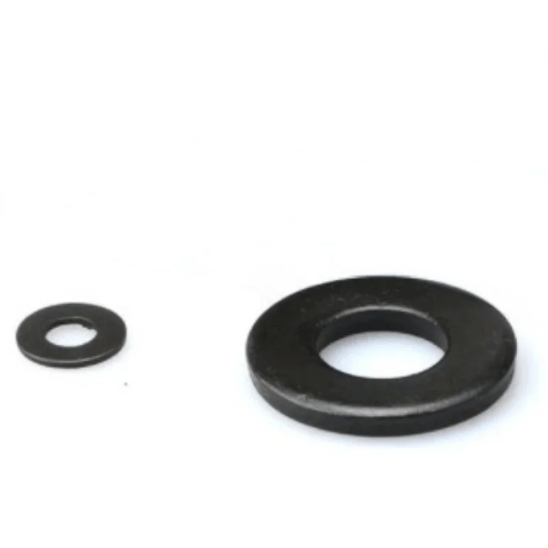 5/50pcs M2 M2.5 M3 M4 M5 M6 M8 M10 M12 M14 M16 M20 M22 M24 GB97 DIN125 Black Grade 8.8 Carbon Steel Flat Washer Plain Gasket Pad |