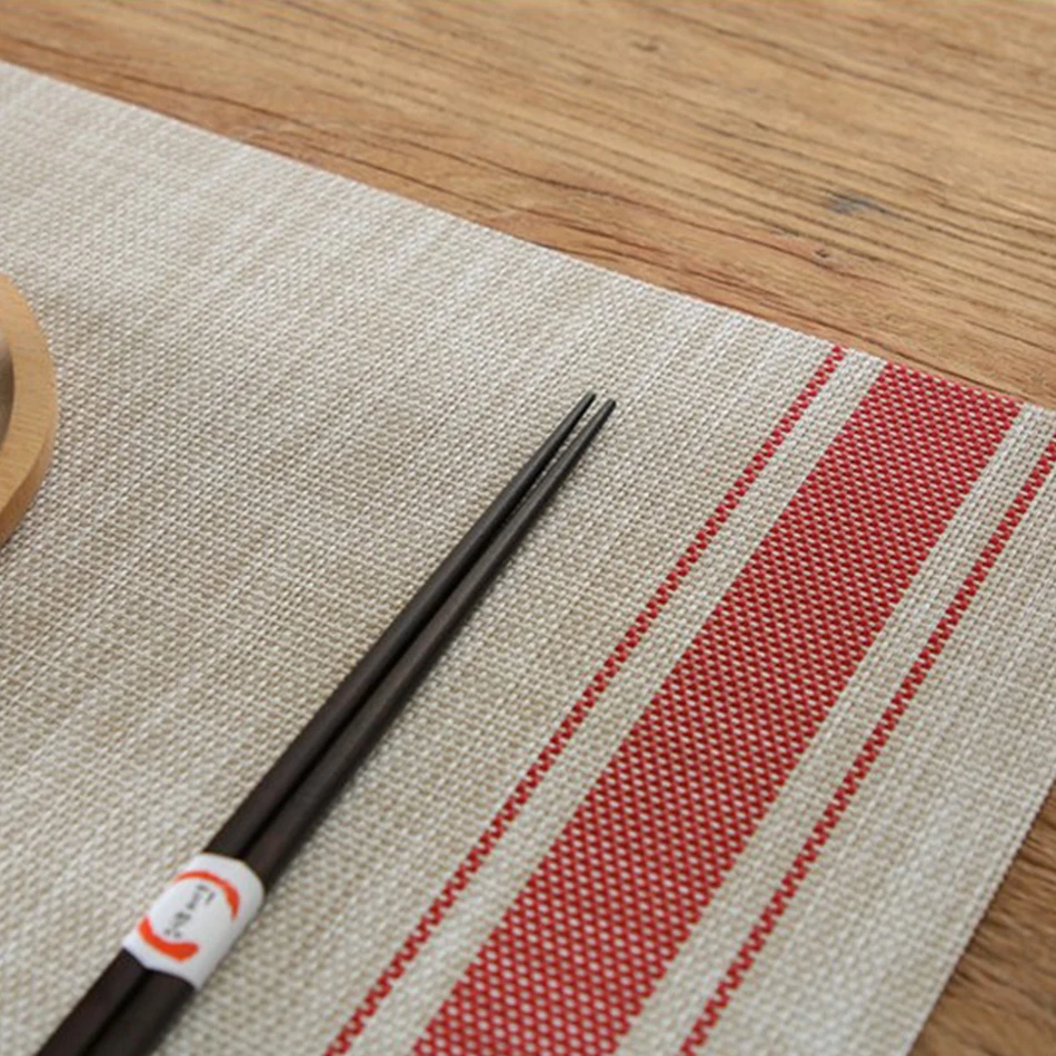 

Christmas PVC Rectangle Weave Placemat,Heat Insulation Waterproof Table Protector Mat,For Living Room/Dinner Tableware Decor Mat