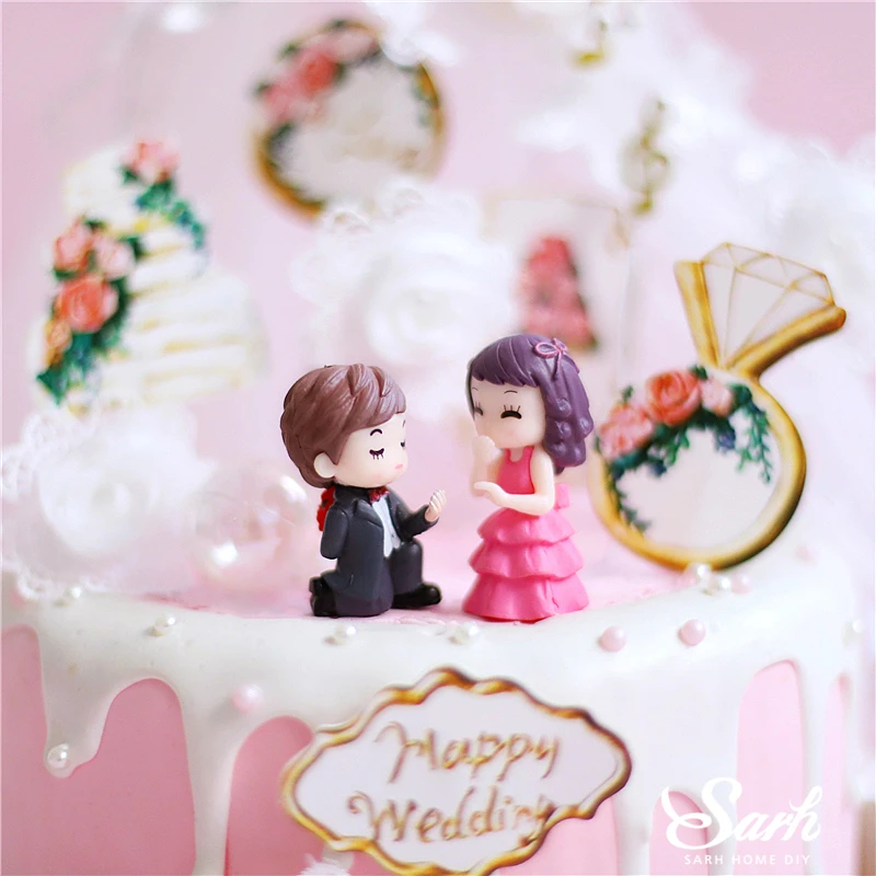 Акриловый обрученный галстук в виде оленя украшение для детской свадьбы пары