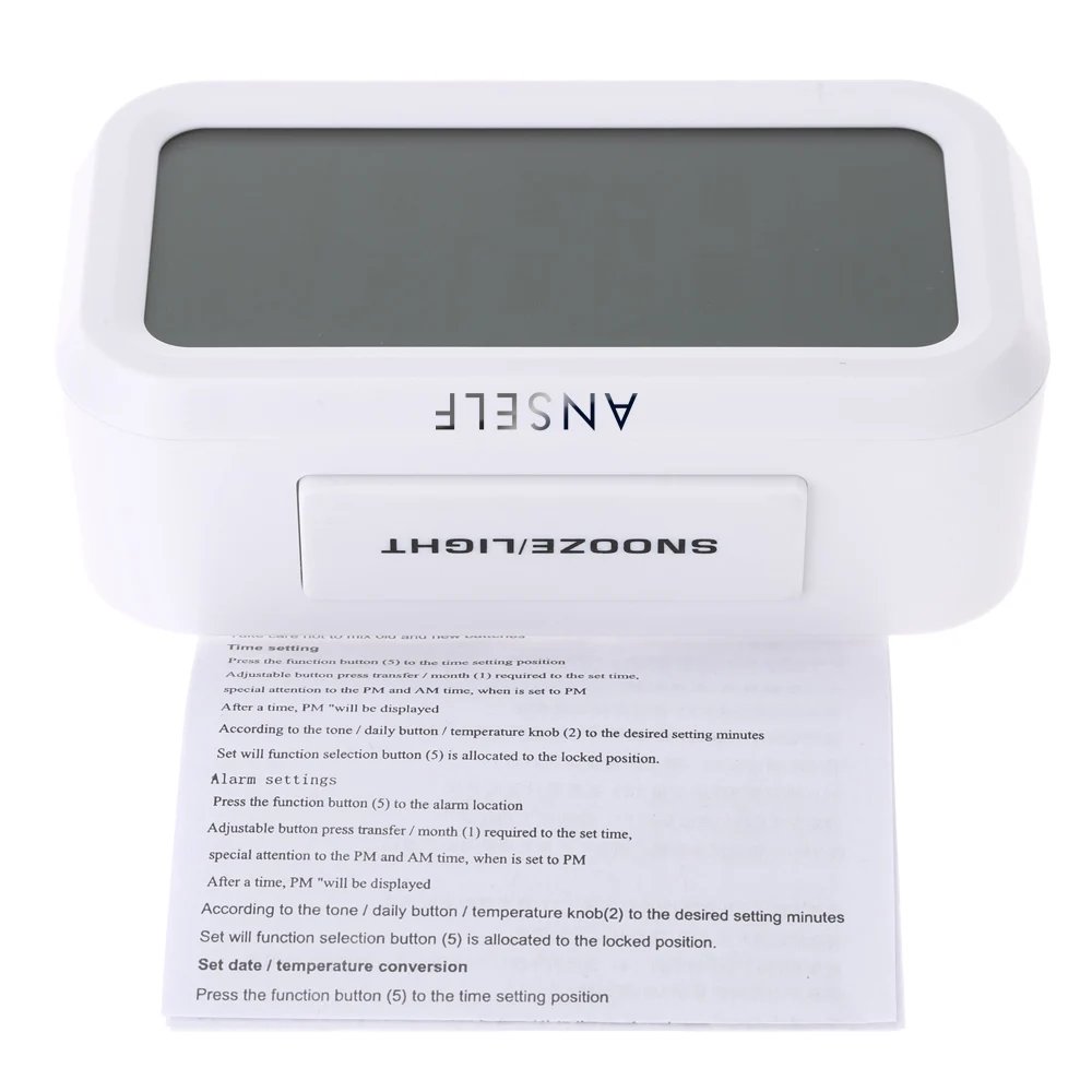 Часы Будильник со звуковым сигналом светодиодный цифровые часы будильник с