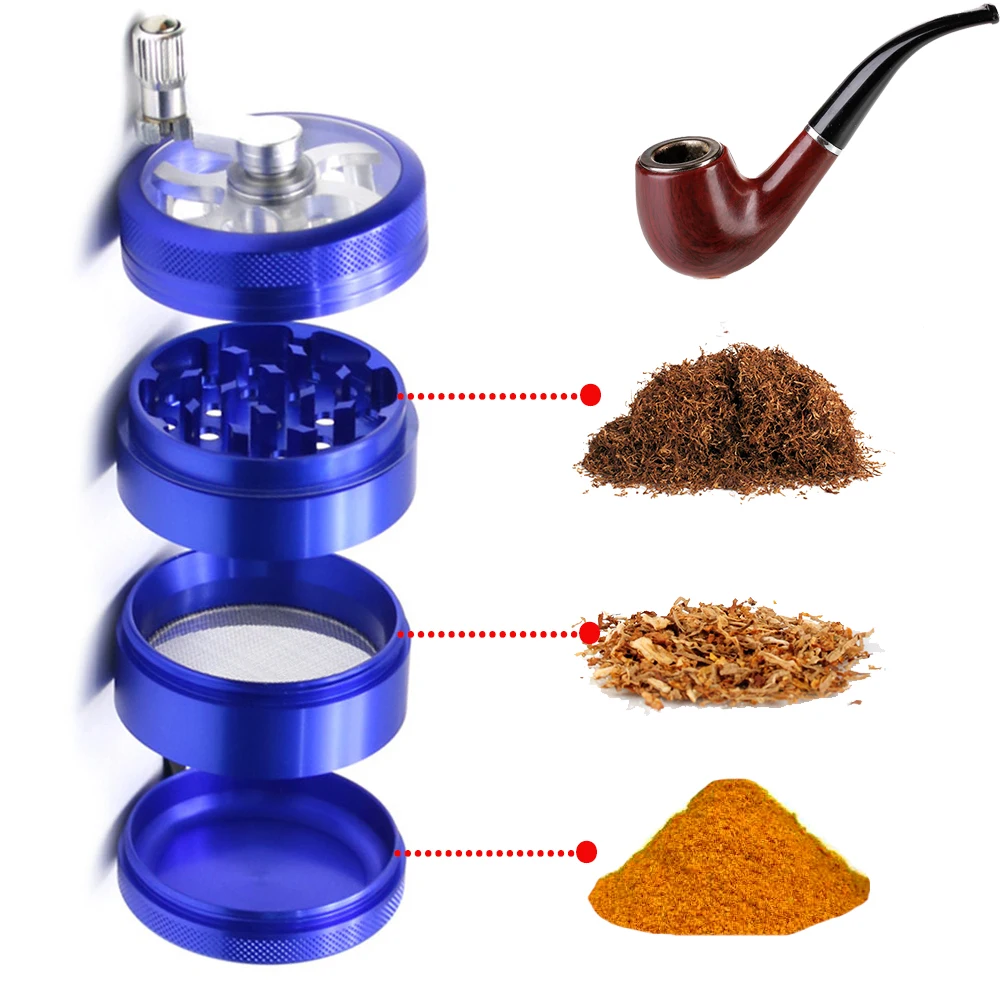 Рукоятка 4 слойная алюминиевая травяная Мясорубка из металлического цинкового