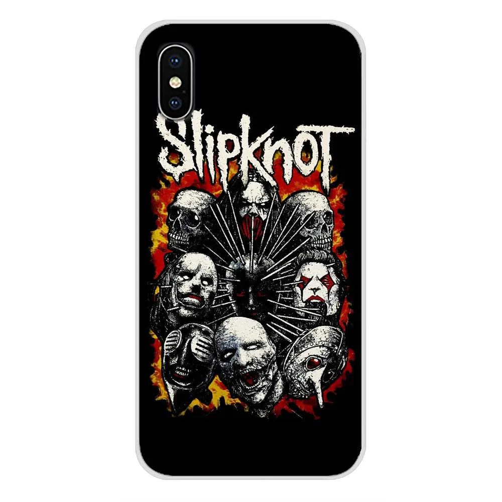 Punk Rock Slipknot Heavy Metal Band Phone Skin Case For Xiaomi Mi4 Mi5 Mi5S Mi6 Mi A1 A2 5X 6X 8 9 Lite SE Pro Max Mix 2 3 2S | Мобильные