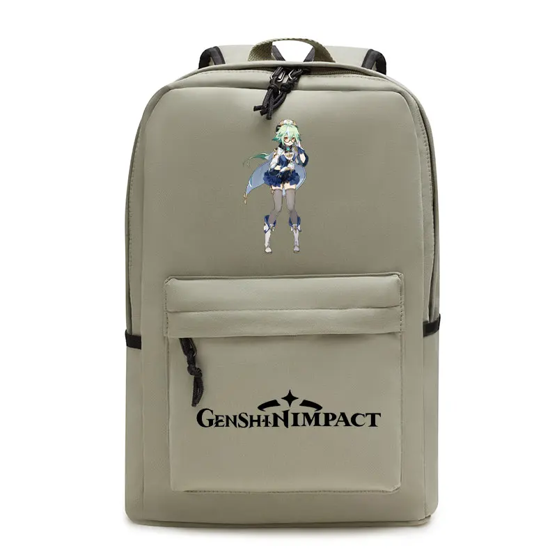 Genshin Impact Printed Backpack Boys Girls School Bag Teenager Backpacks Women Men Bookbag College Student Schoolbag on. Печатный рюкзак Genshin Impact для мальчиков и девочек, школьная сумка для подростков, женщин и мужчин, книжный рюкзак для колледжа, ш