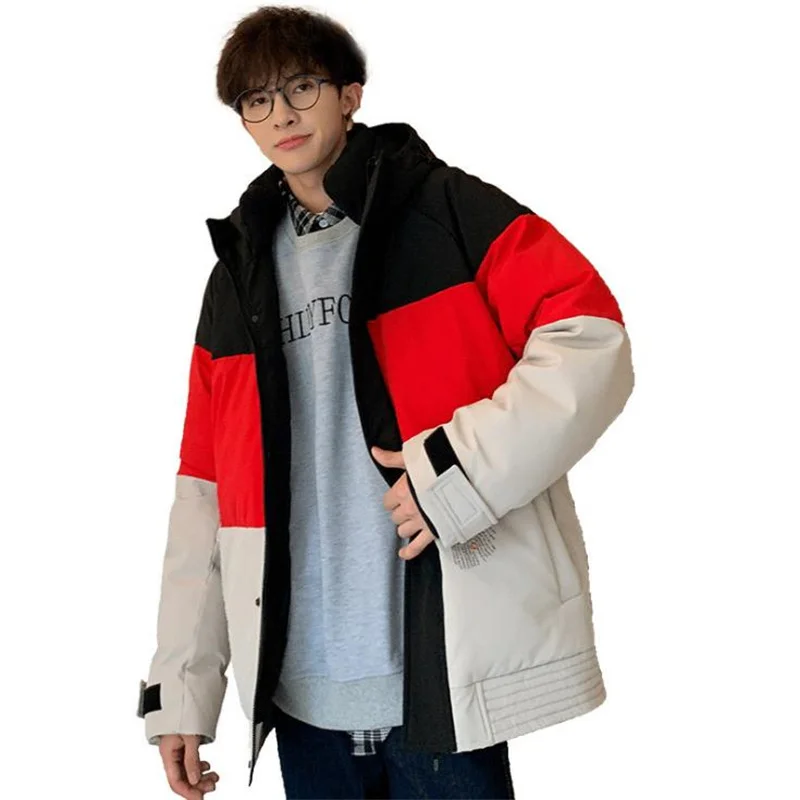 

Высококачественная осенне-зимняя мужская куртка, пальто, модная повседневная свободная стильная светильник теплая ветрозащитная Молодежн...