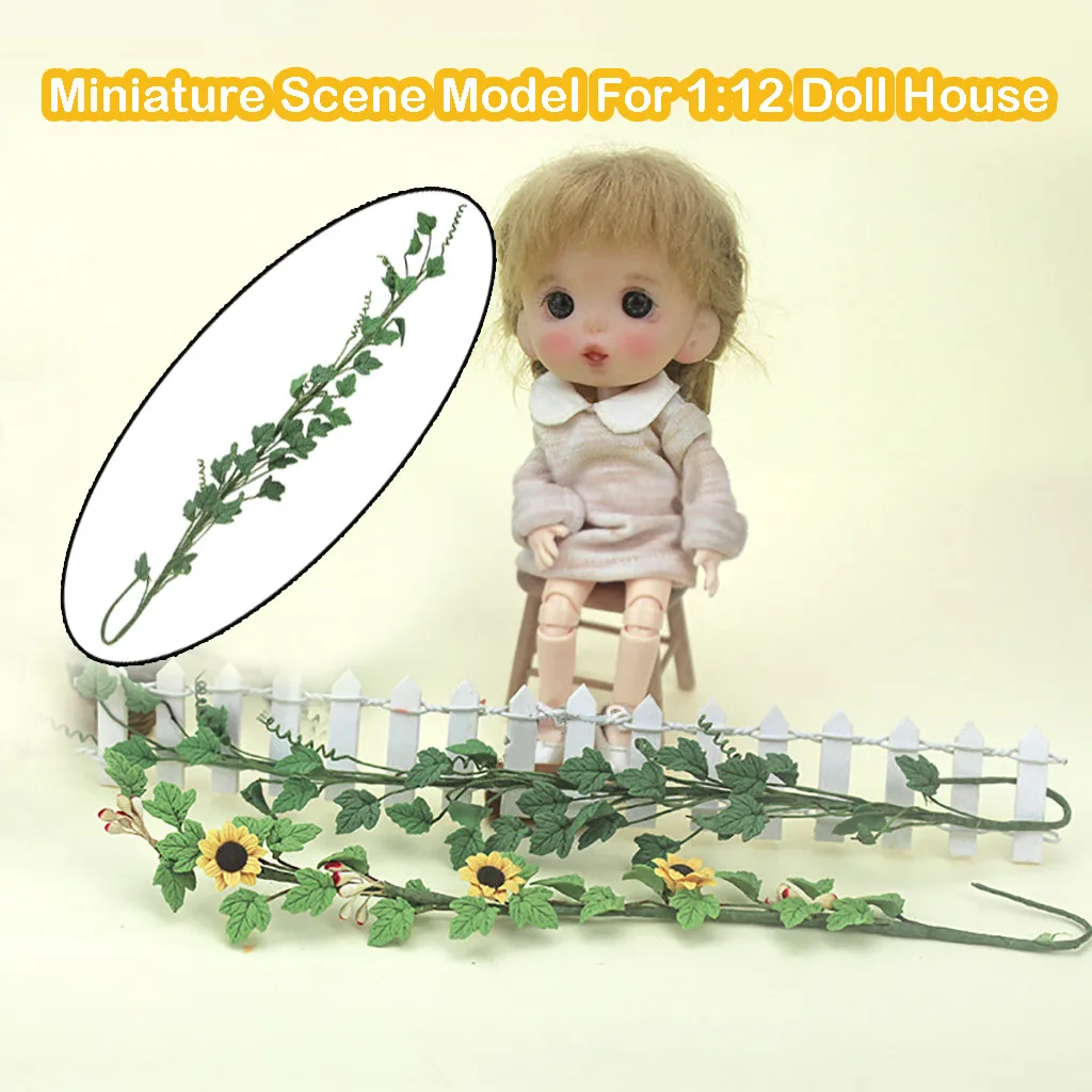 Миниатюрный Кукольный домик лоза аксессуары для кукольного домика в масштабе 1:12
