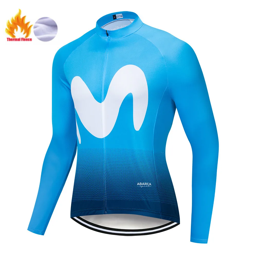 Winter jersey Мужской зимний термо велосипедный комплект одежды M длинный рукав Велоспорт Джерси Набор Ropa Ciclismo мотобайк; велорубашка велосипедная одежда - Цвет: Winter jersey